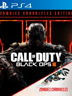 Call of Duty Black Ops III MAS DLC Zombies Chronicles PS4